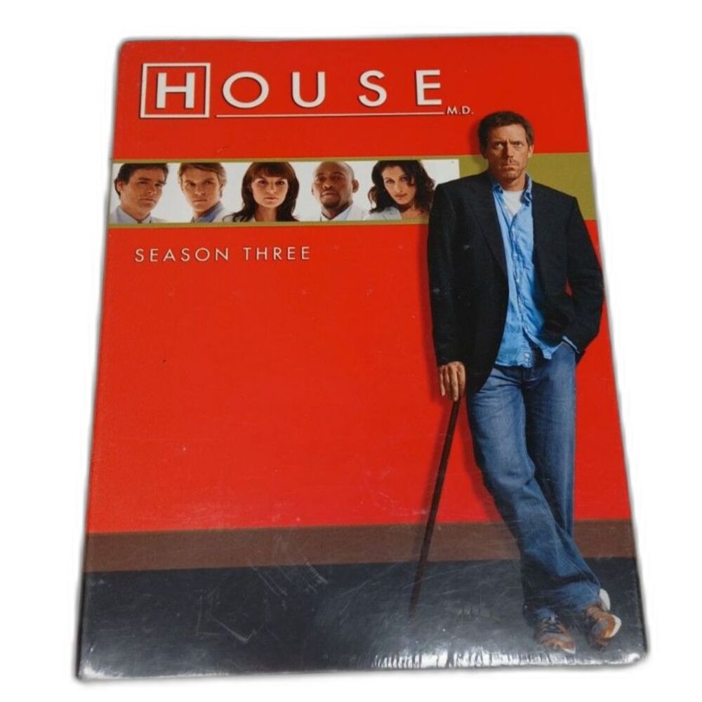 HOUSE MD Complete Season 3 DVD 5 Disc Set Brand New Sealed